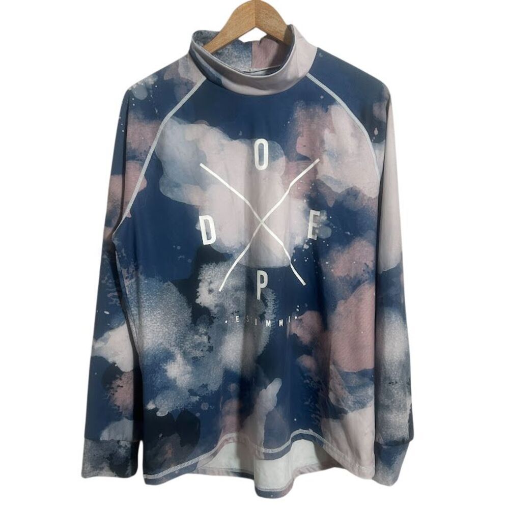Dope Snow Snuggle Womens Base Layer Top XL Sweater Mock Neck Snowboarding Ski